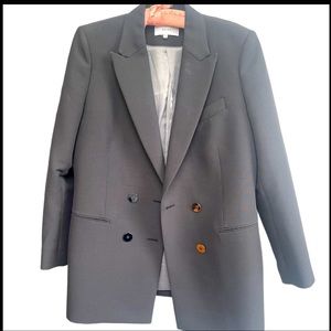 Reiss dark grey, 4 button boyfriend blazer